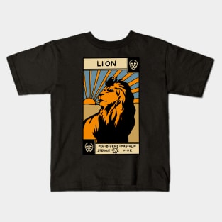 Leo Tarot Card - Muchery Vintage Tarot Deck Kids T-Shirt